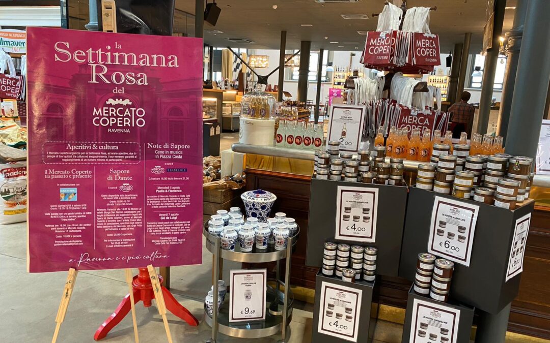 La Settimana Rosa al Mercato Coperto: tra tour guidati e musica live, sei giorni di scoperte culturali e culinarie