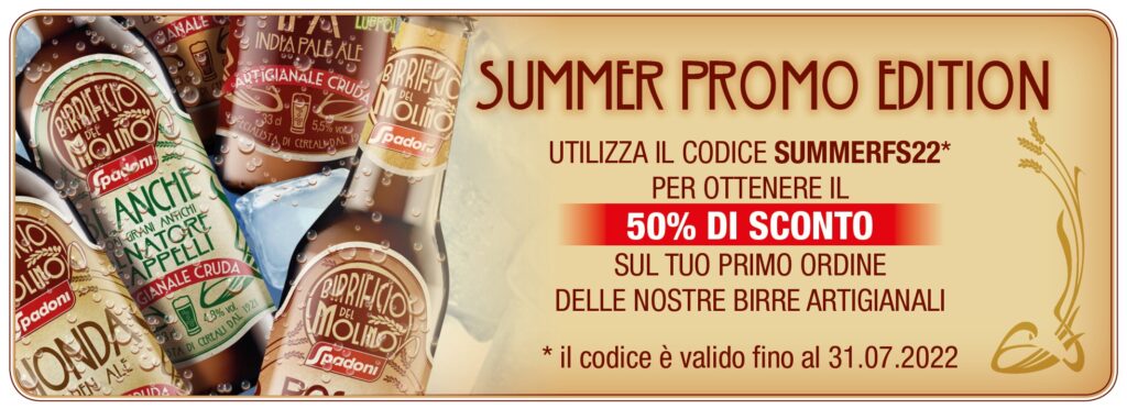 Banner Categoria Birre - Summer Promo Edition