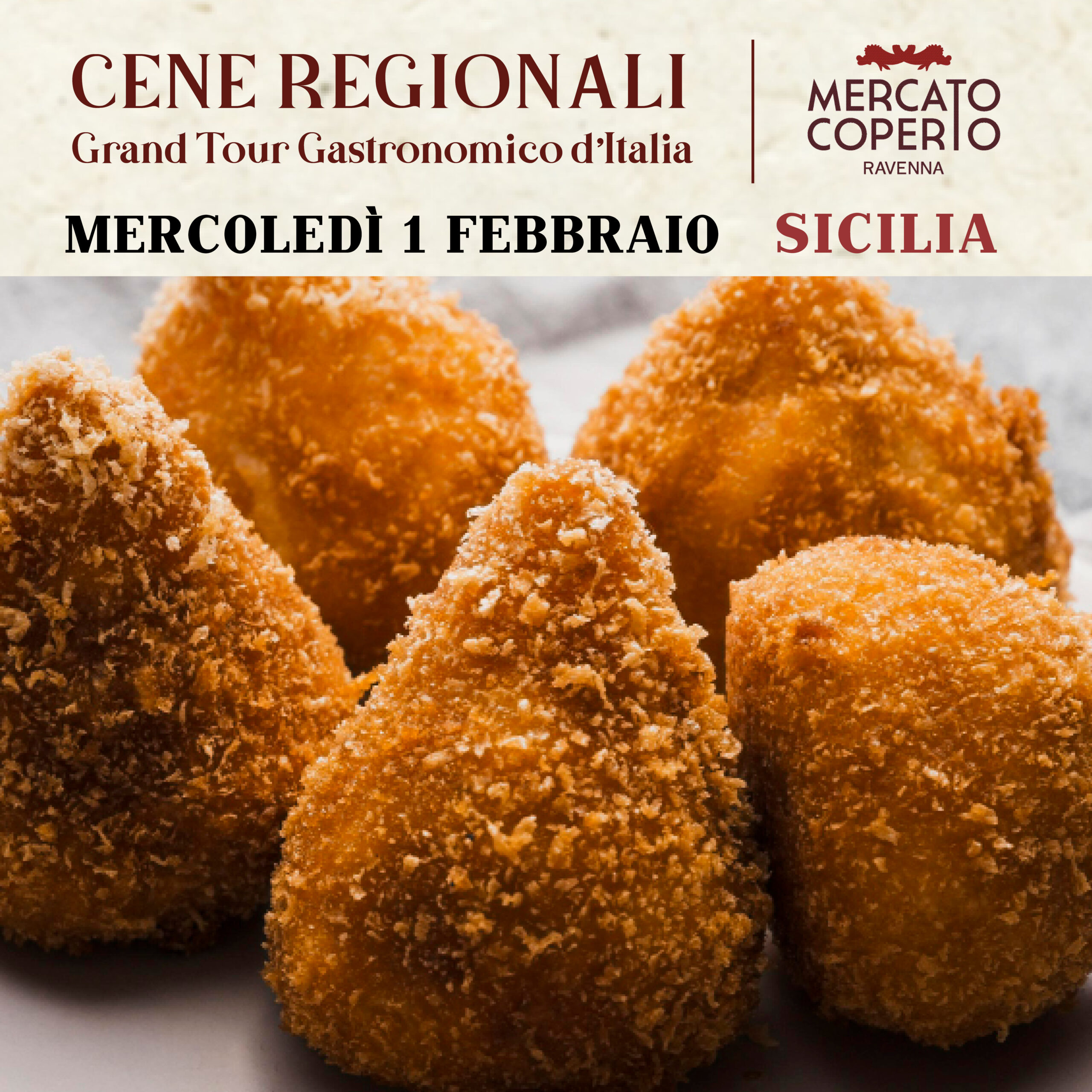 CENE REGIONALI Grand Tour gastronomico d’Italia